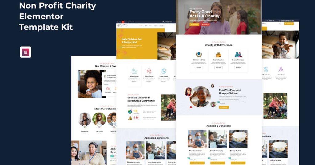 LoveIcon – 非营利慈善机构元素模板套件
