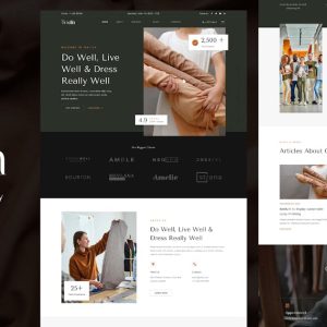 Textiln Textile & Apparel Industry Elements Template Suite