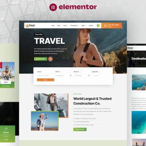 Knoor 旅行和旅游预订 Elementor 模板套件