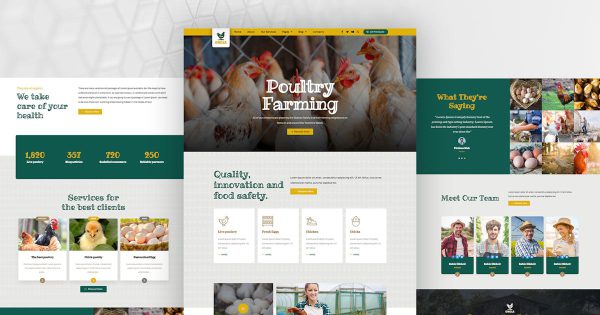 Ongla Poultry Farm Elements Template Kit