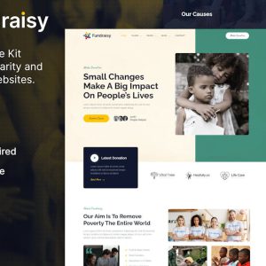 Fundraisy Charity & Fundraising Elements Template Kit