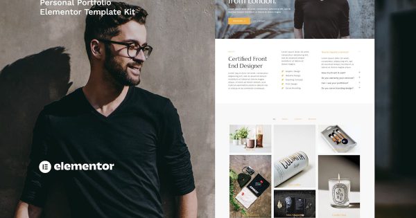 PortoBox Creative Portfolio Elements Template Kit