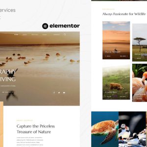 Geowild - Wildlife Photography Services Elementor Template Suite