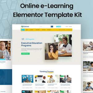 Qadwab Online e Learning Elementor Template Kit