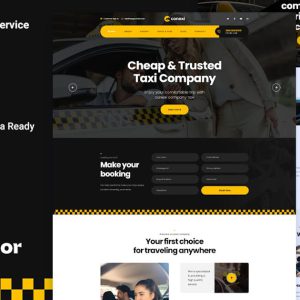 Conexi 在线出租车预订服务模板套件