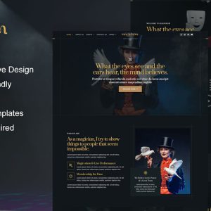 Magickom Magician Elementor Template Kit