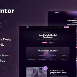 Digimax Digital Marketing Agency Elementor Template Suite