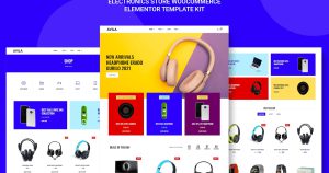 Avila Electronic WooCommerce Elementor Template Suite