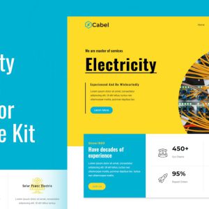 Cabel Electricity Services Elementor Template Kit