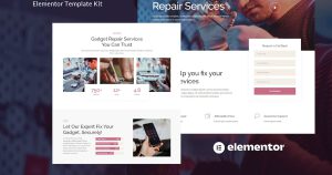 FixUp Gadget Repair Service Elementor Template Kit