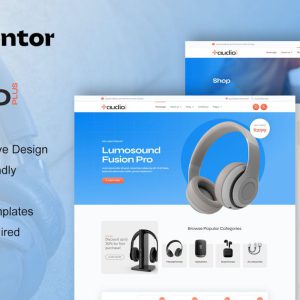 AudioPlus Audio Store WooCommerce Elementor Template Suite